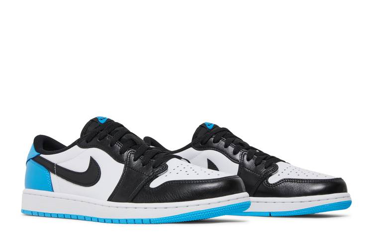 Jordan 1 Retro Low OG Black Dark Powder Blue