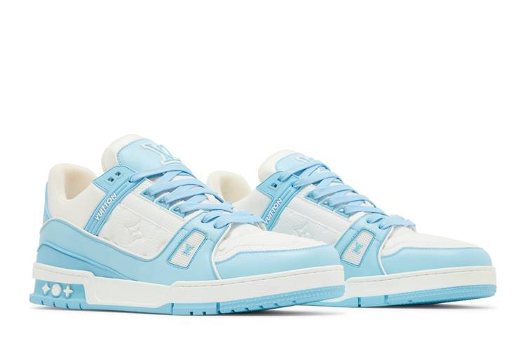 Louis Vuitton Trainer Low White Sky Blue