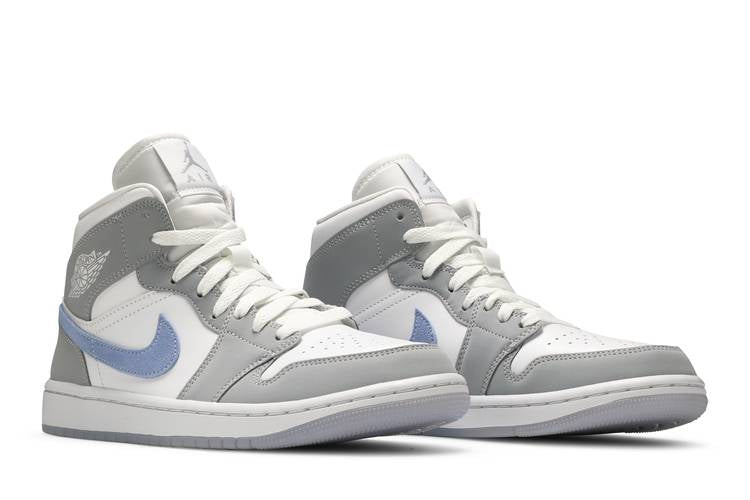 Jordan 1 Mid Wolf Grey Aluminum (Women's)