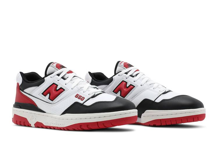 New Balance 550 White Red Black