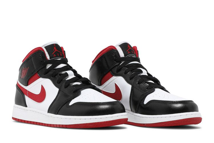 Jordan 1 Mid Gym Red Black White (GS)