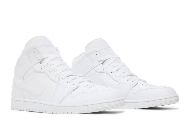 Jordan 1 Mid Triple White (2022/2023)