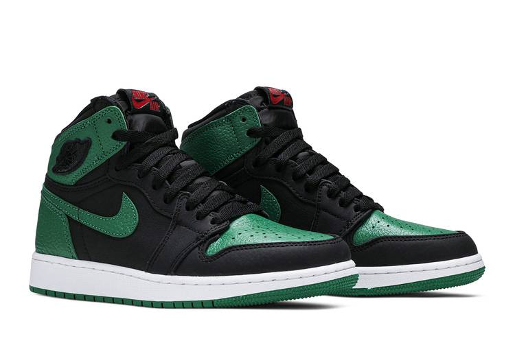 Jordan 1 Retro High Pine Green Black (GS)