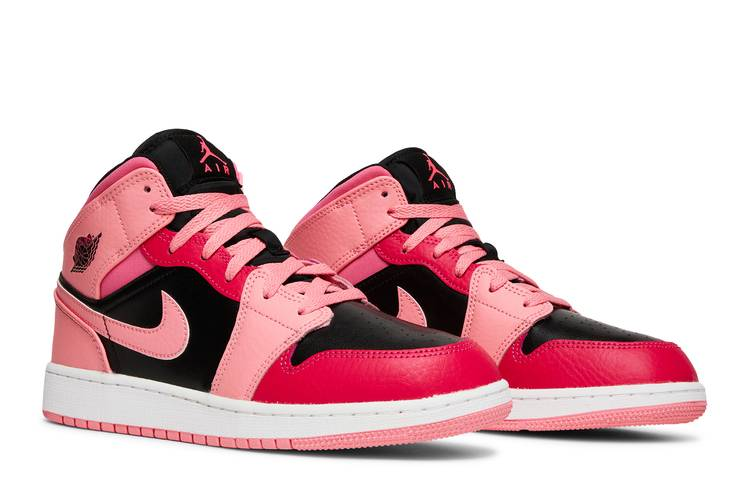 Jordan 1 Mid Coral Chalk (GS)