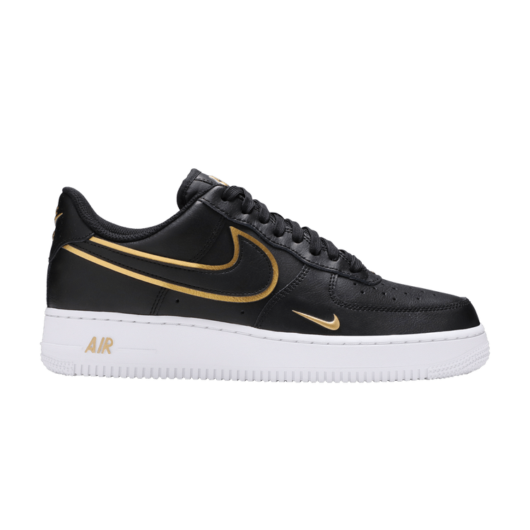 Nike Air Force 1 Low '07 Black Metalic Gold