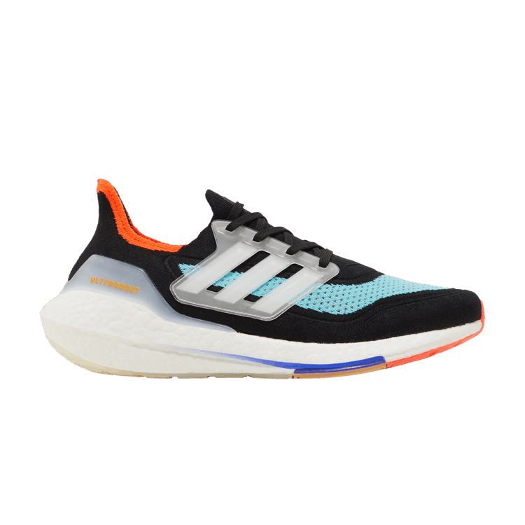 adidas Ultra Boost 21 Black Pulse Aqua