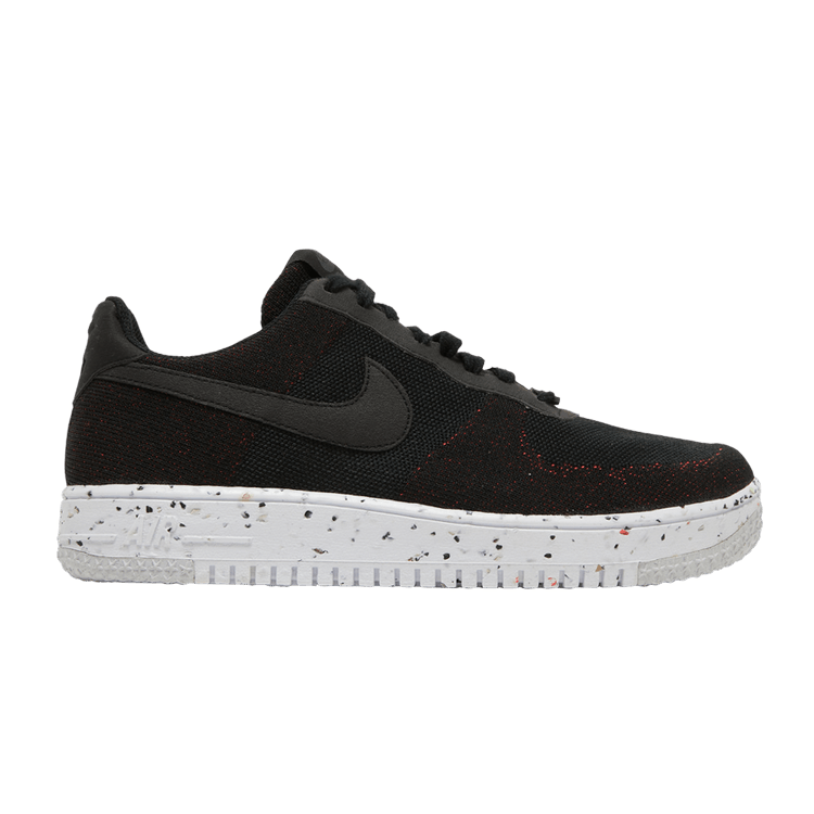 Nike Air Force 1 Low Crater Flyknit Black White