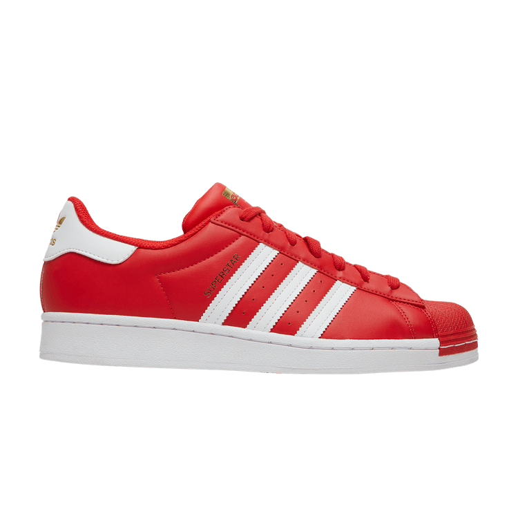 adidas Superstar Red Cloud White Gold