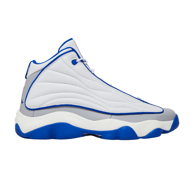 Jordan Pro Strong White Royal Grey