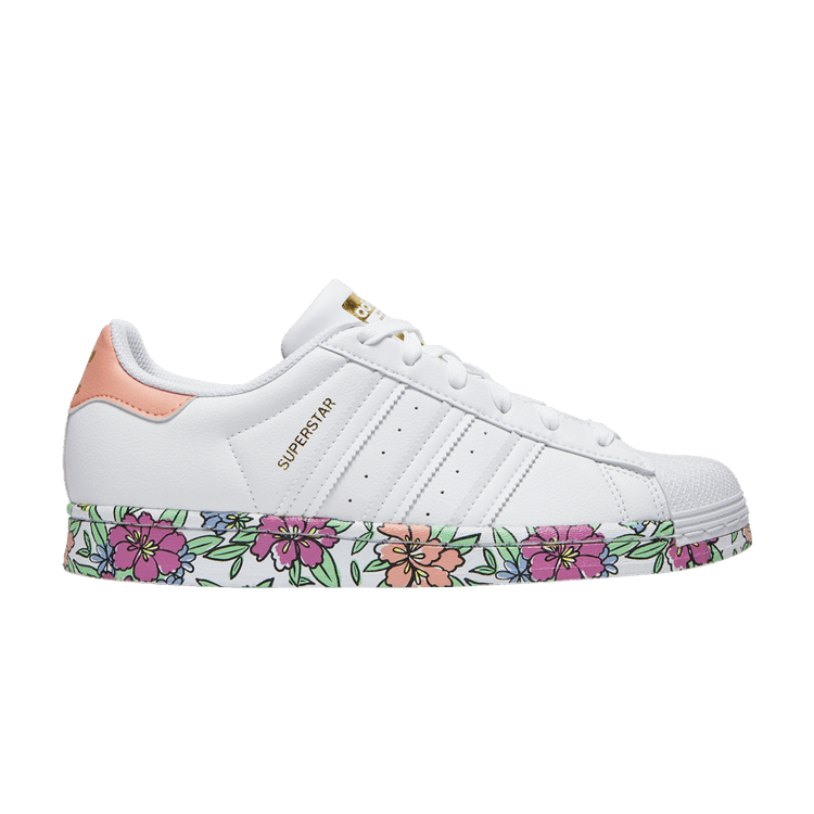 adidas Superstar White Blush Floral (Women's)
