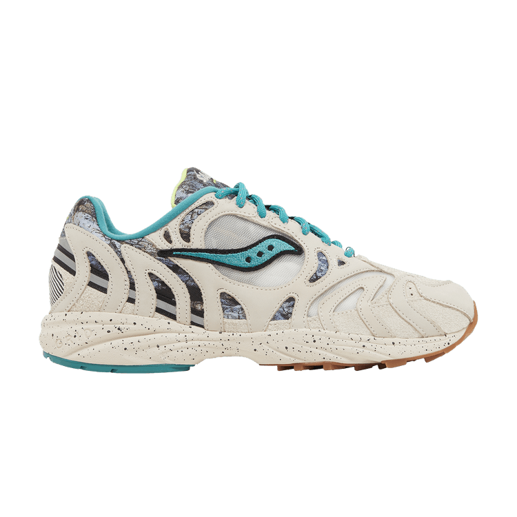 Saucony Grid Azura 2000 Reflect Camo Creme Blue