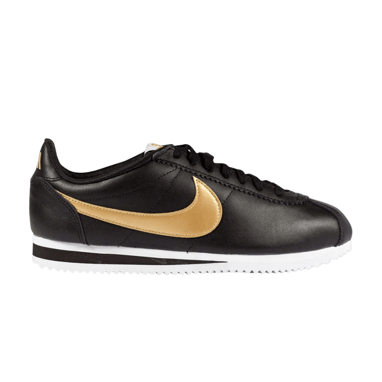 Nike Cortez Leather Black Gold (Women's)