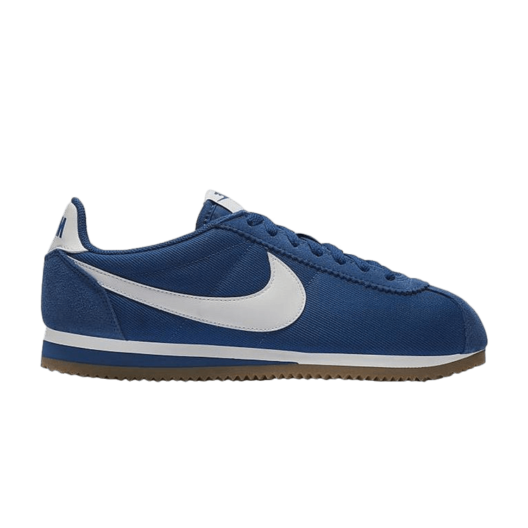 Nike Classic Cortez Nylon Gym Blue White Gum Light Brown
