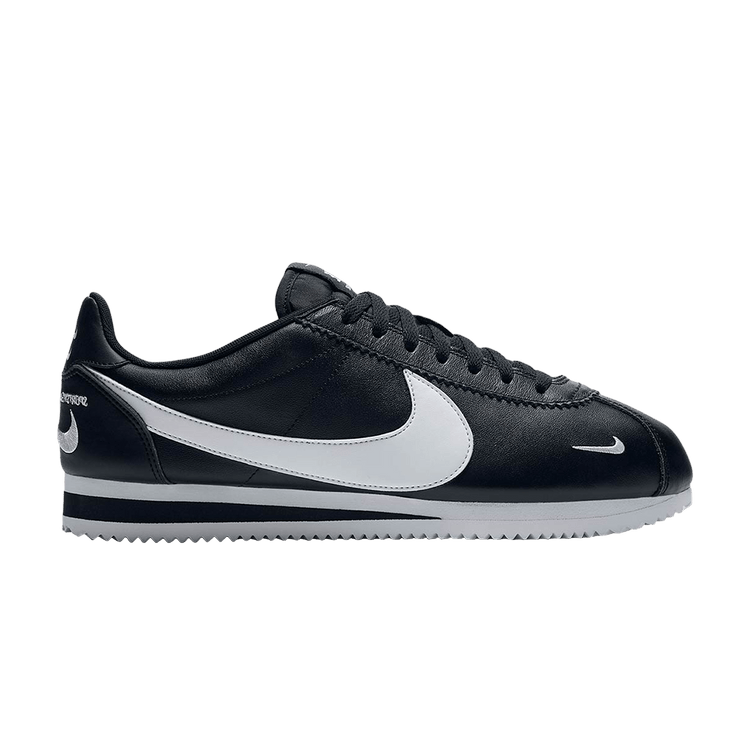 Nike Classic Cortez Mini Swoosh Black White