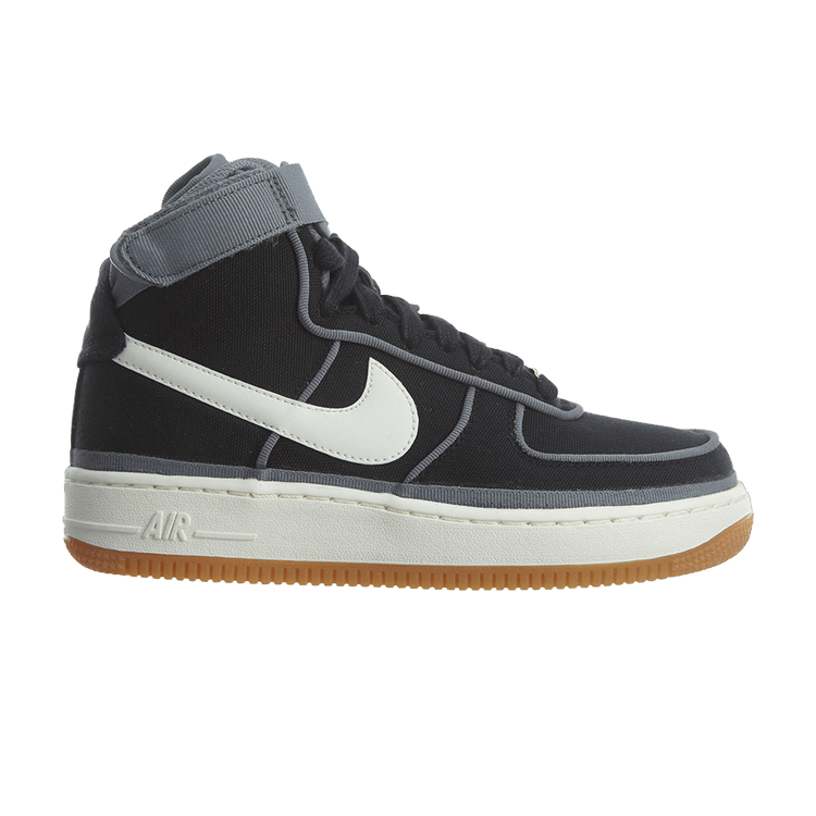 Nike Air Force 1 High Canvas Black Sail (GS)