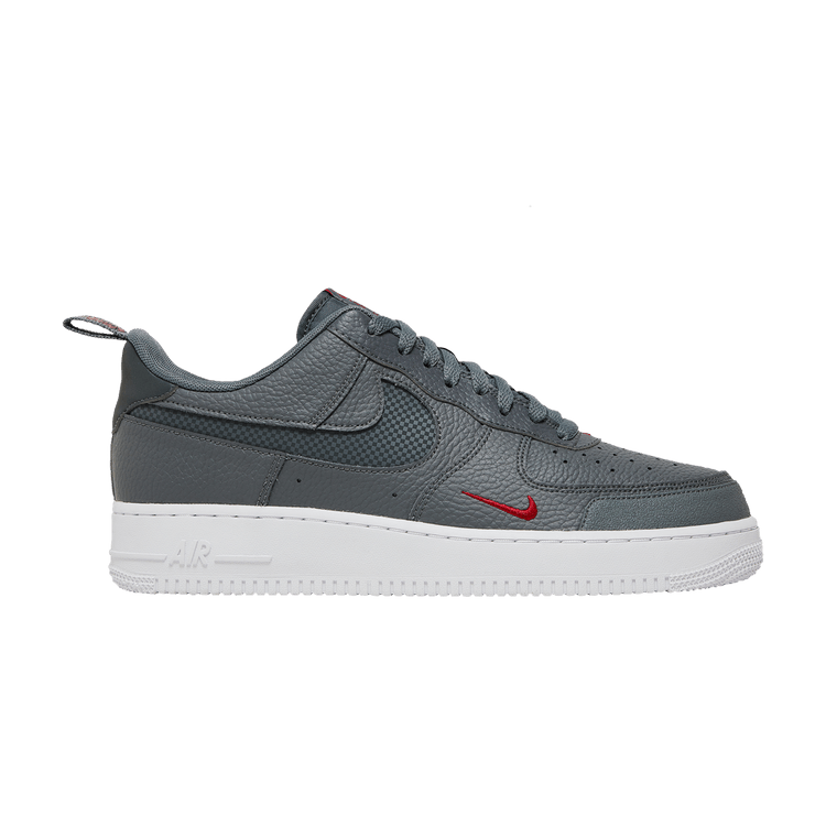 Nike Air Force 1 Low LV8 Smoke Grey Red Reflective Swoosh