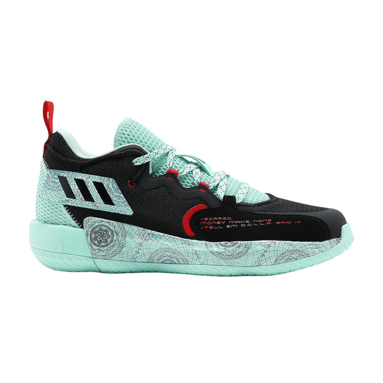 adidas Dame 7 EXTPLY Black Clear Mint