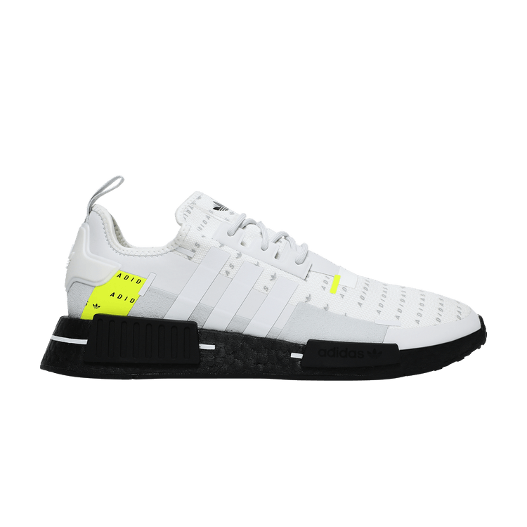 adidas NMD R1 White Team Solar Yellow