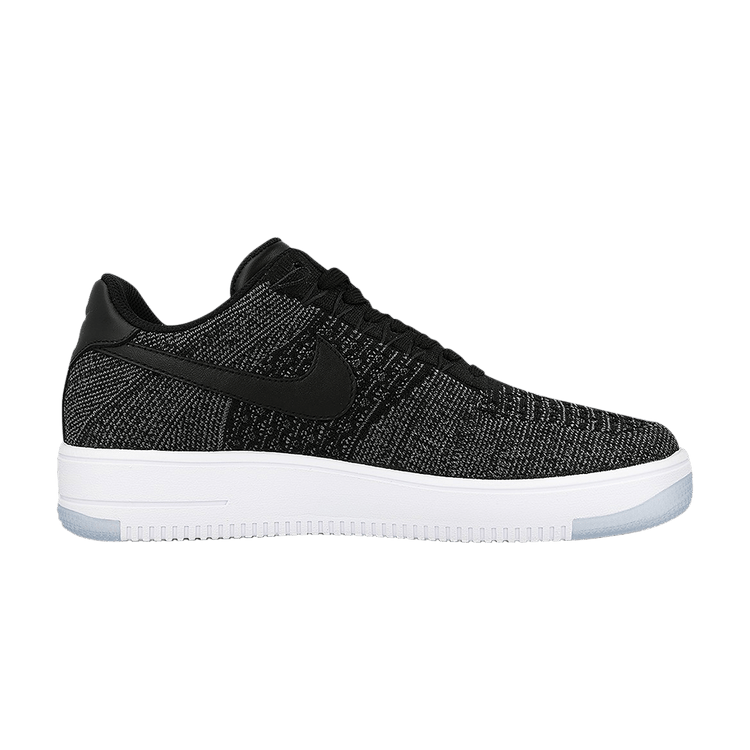 Nike Air Force 1 Flyknit Low Black White