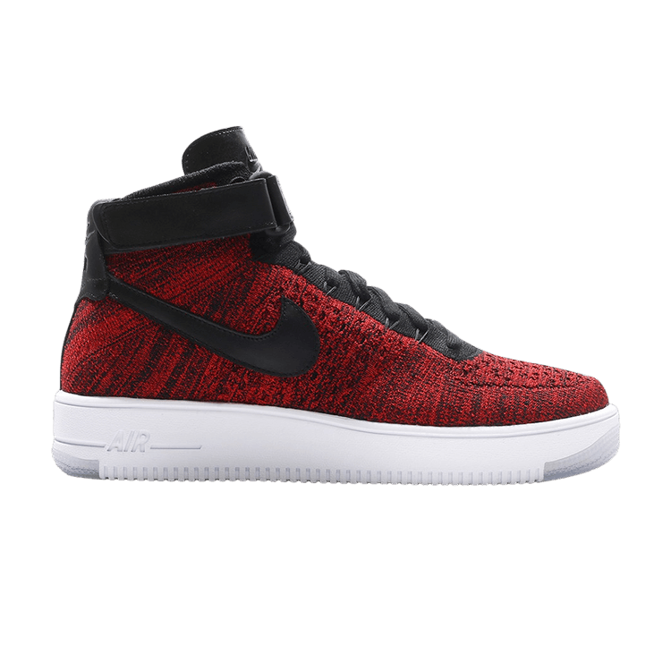 Nike Air Force 1 Ultra Flyknit Mid University Red Black