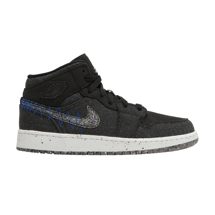 Jordan 1 Mid SE Crater Black (GS)