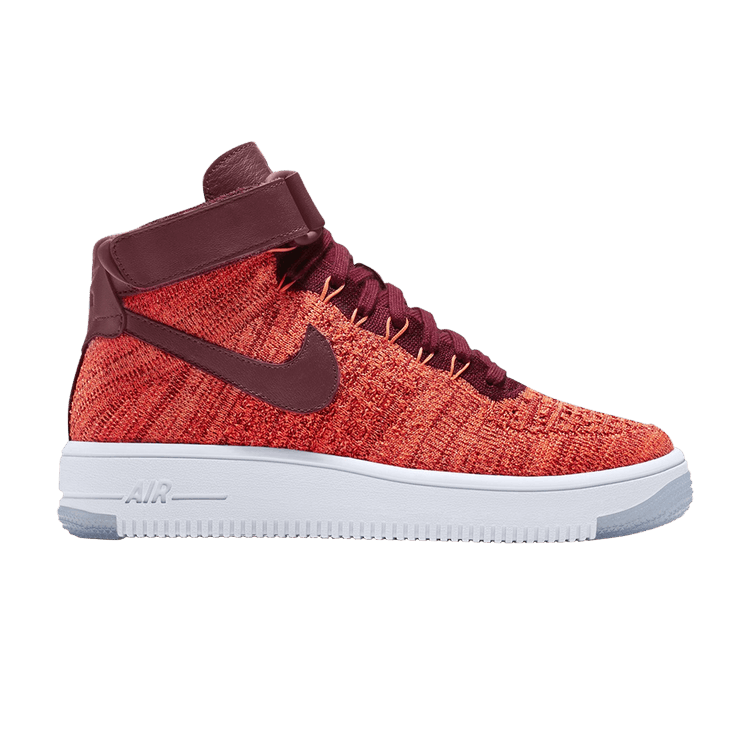 Nike Air Force 1 Flyknit Total Crimson Team Red (Women's)