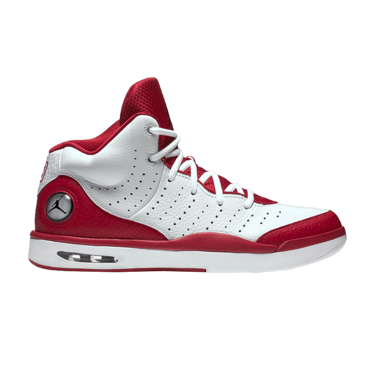 Jordan Flight Tradition White/Black-Gym Red – Side Kicks