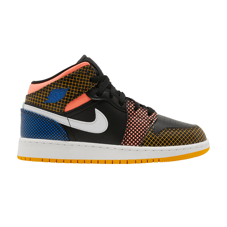 Jordan 1 Mid MMD Multi-Color Grid (GS)