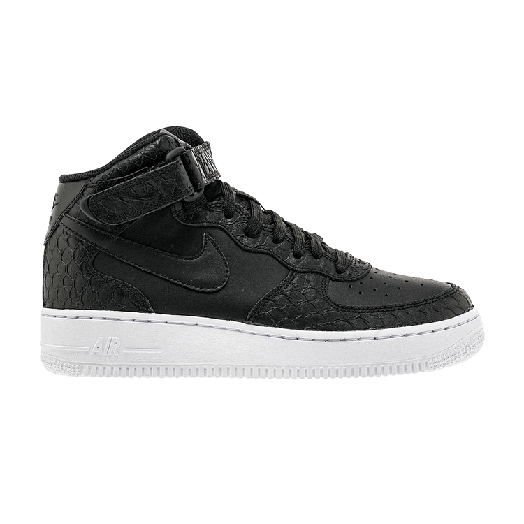 Nike Air Force 1 Mid Black Snake (GS)