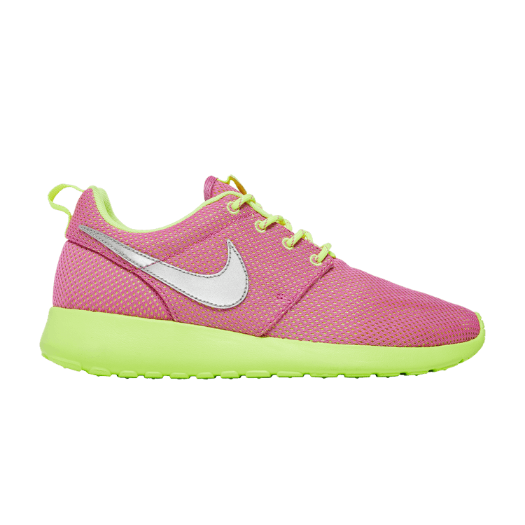 Nike Roshe Run Red Violet Metallic Silver Volt (GS)