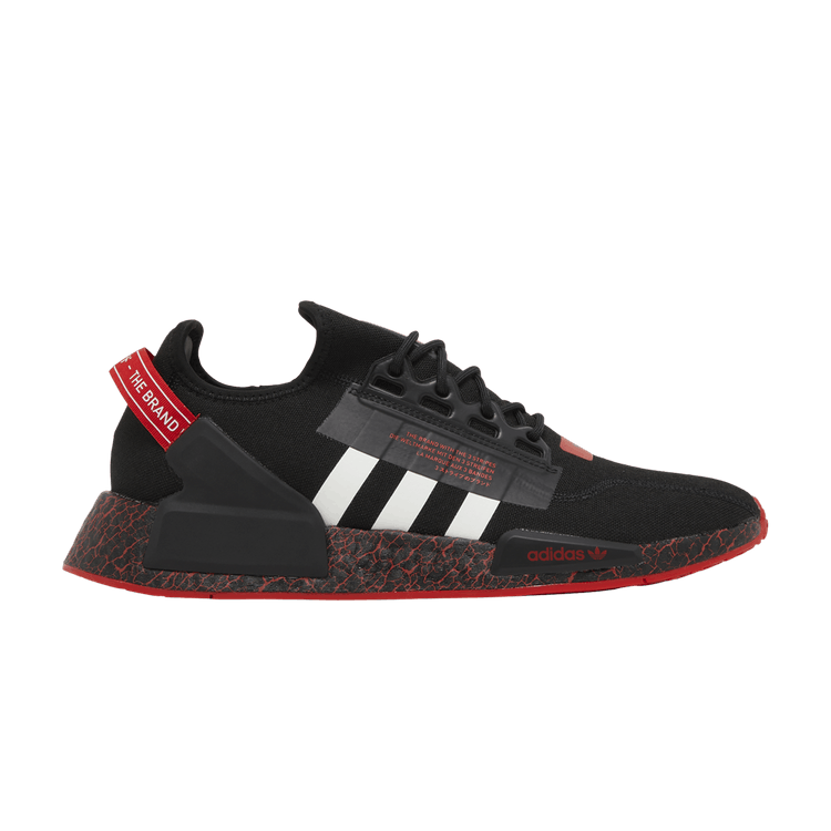 adidas NMD R1 V2 Crackled Black Red