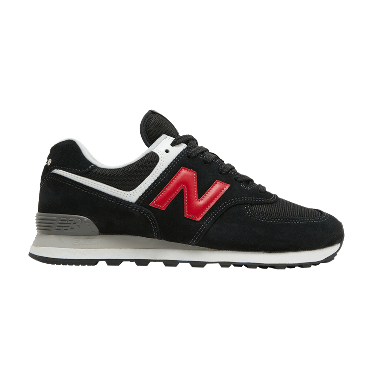 New Balance 574 Black Red White