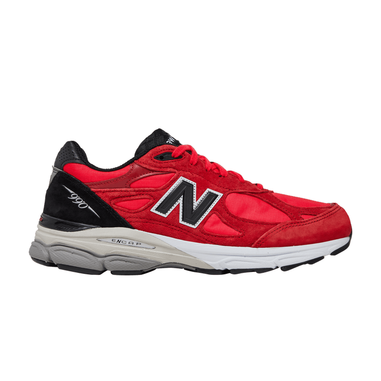 New Balance 990v3 MiUSA Red Suede