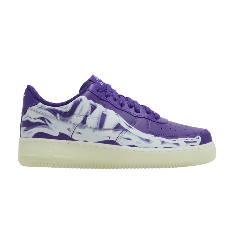 Nike Air Force 1 Low '07 QS Purple Skeleton Halloween (2021)