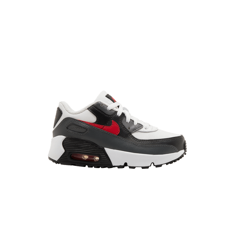 Nike Air Max 90 White University Red Iron Grey (TD)