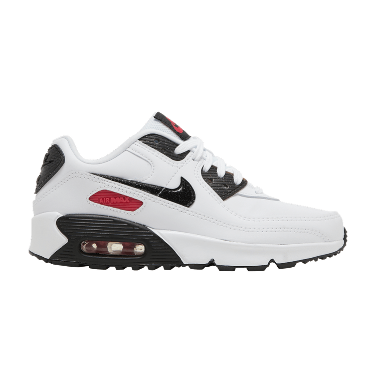 Nike Air Max 90 LTR White Black Red (GS)