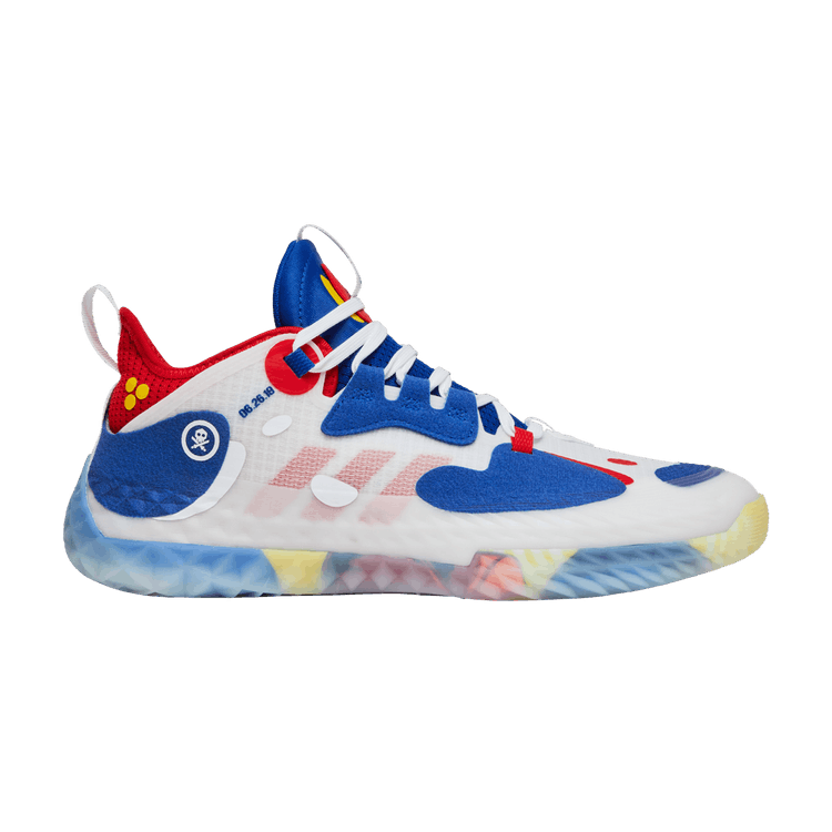 adidas Harden Vol. 5 Futurenatural Cloud White Royal Blue Vivid Red