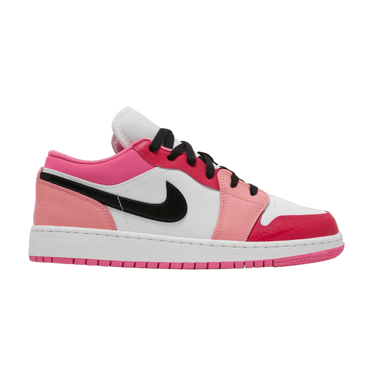 Jordan 1 Low Pink Red (GS) - Side Kicks