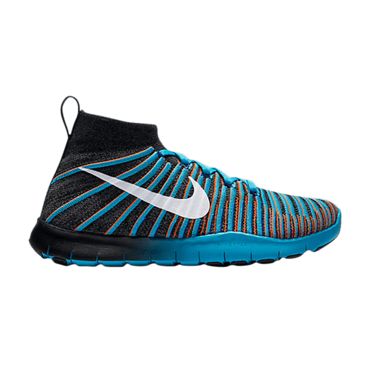 Nike Free TR Force Flyknit Black Chlorine Blue