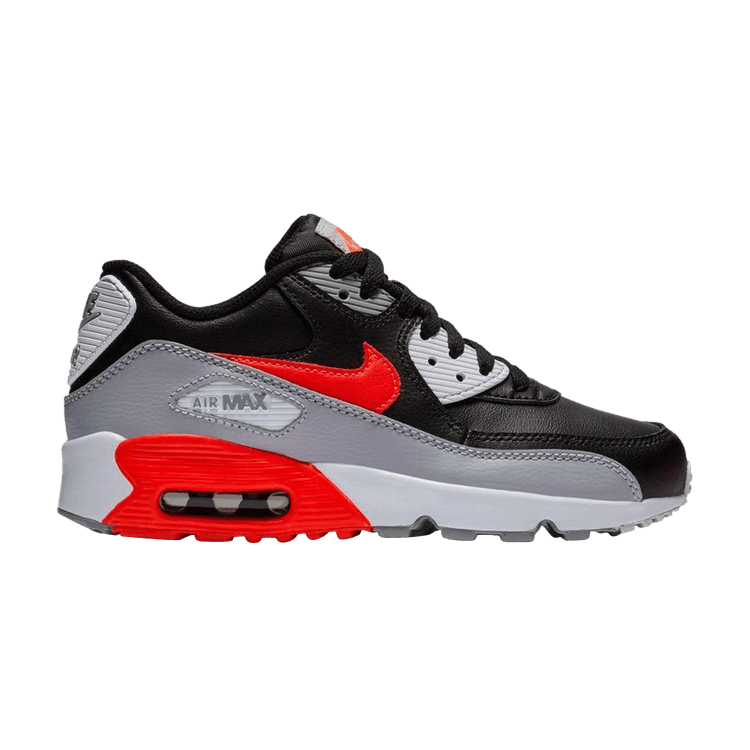 Nike Air Max 90 LTR Dark Grey Bright Crimson (GS)