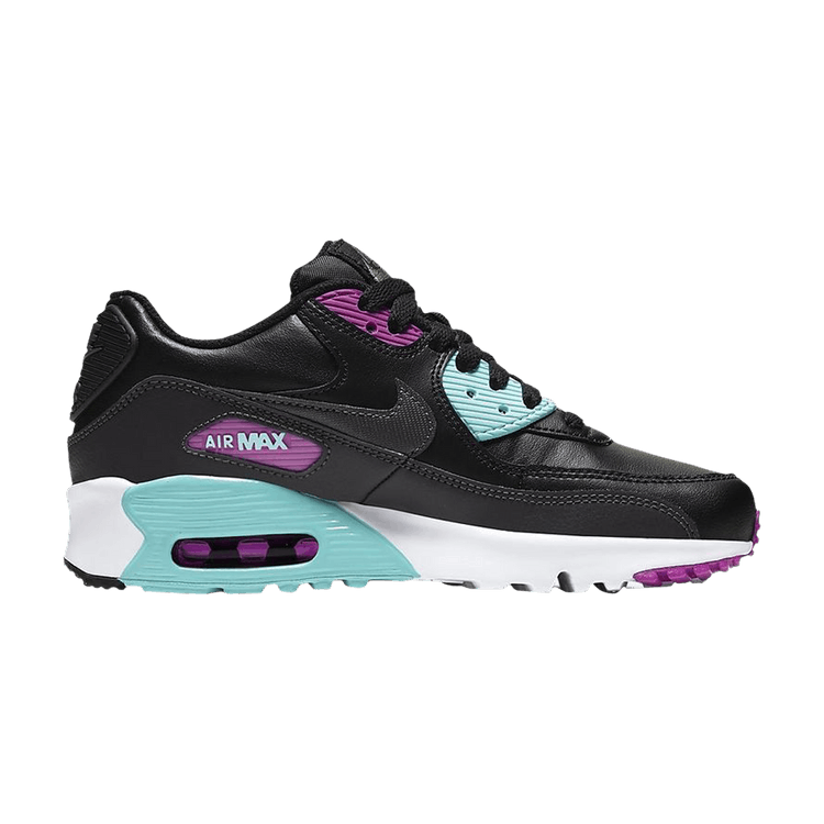 Nike Air Max 90 LTR Black Metallic Grey (GS)