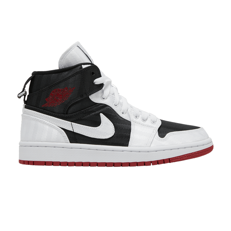 Jordan 1 Mid SE Utility Canvas White Black Gym Red (Women's)