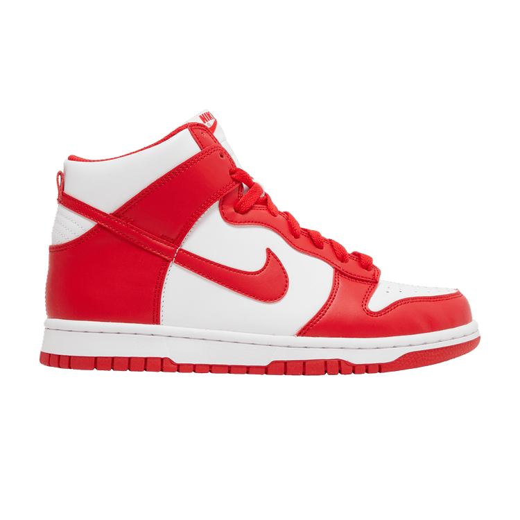 Nike Dunk High Championship White Red (White Tongue Tag) (GS)