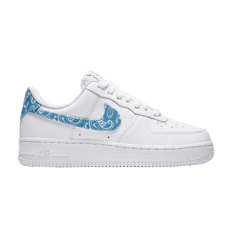 Nike Air Force 1 Low '07 Essential White Worn Blue Paisley (Women's)