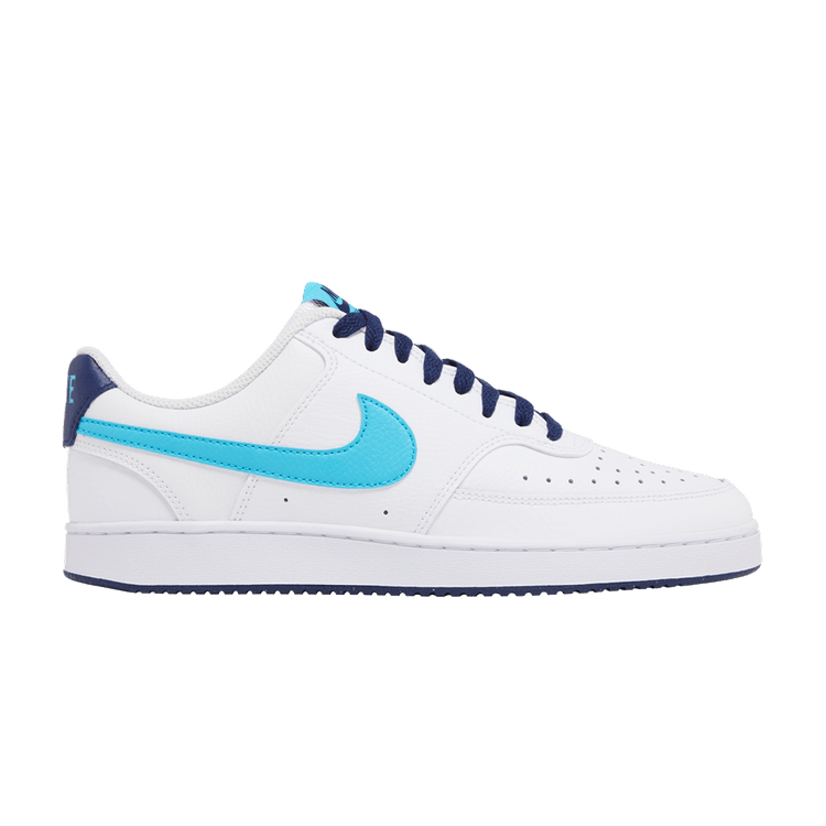 Nike Court Vision Low White Blue Void Turquoise