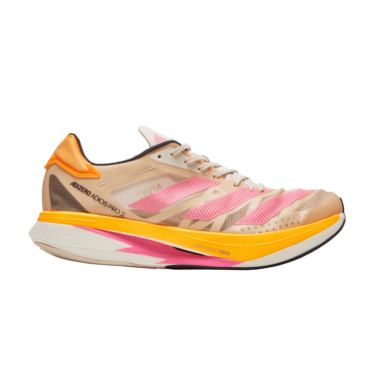 adidas Adizero Adios Pro 2 Halo Ivory Pink Solar Gold