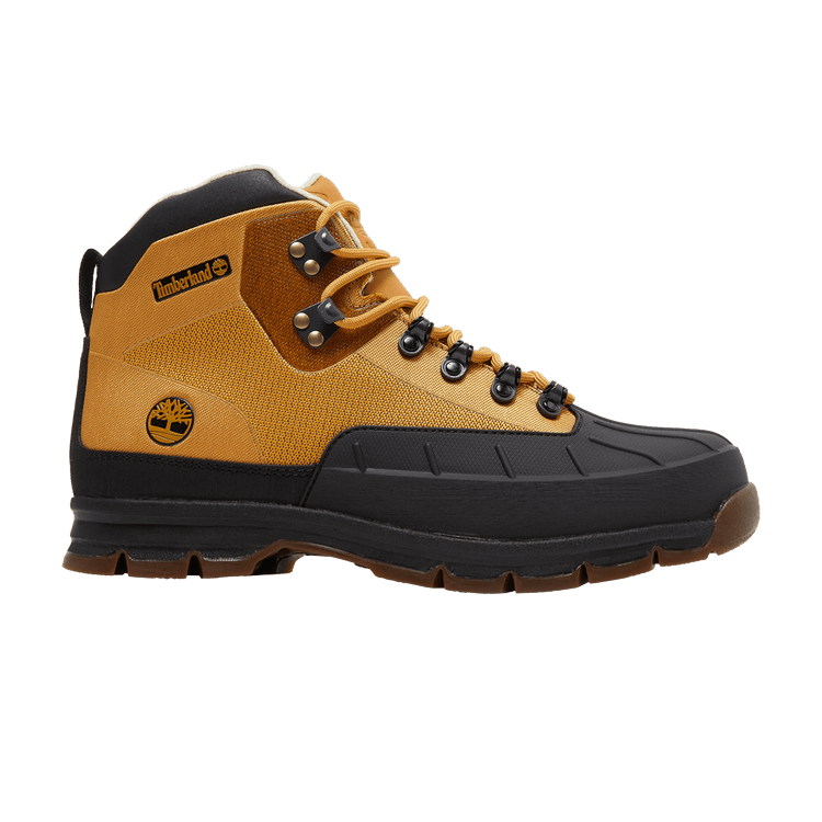 Timberland Euro Hiker Shell Toe Boot Wheat Black