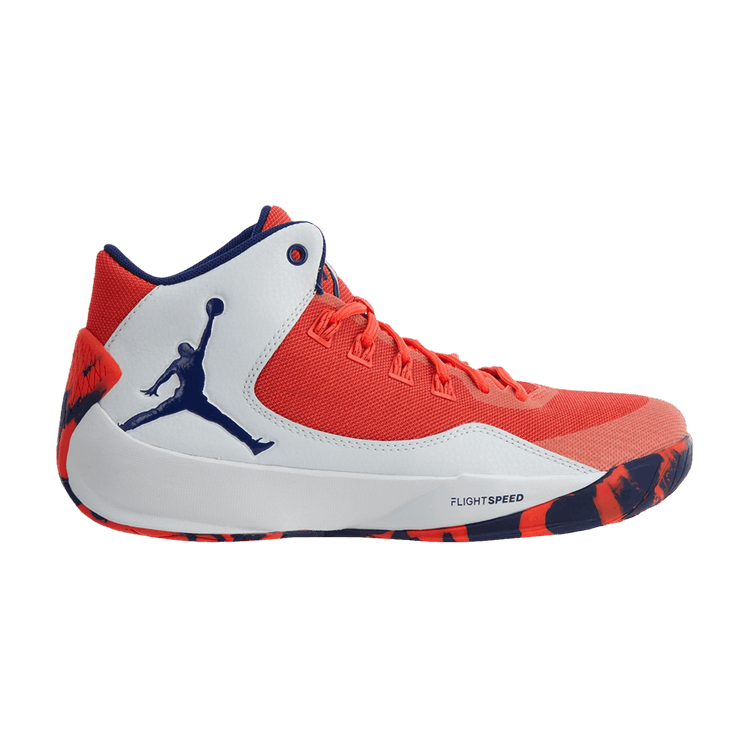 Jordan Rising High 2 Infra Red/Deep Royal Blue