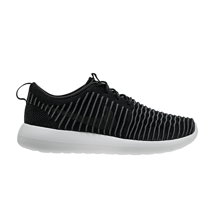 Nike Roshe Two Flyknit Black/Dark Grey-White-Volt