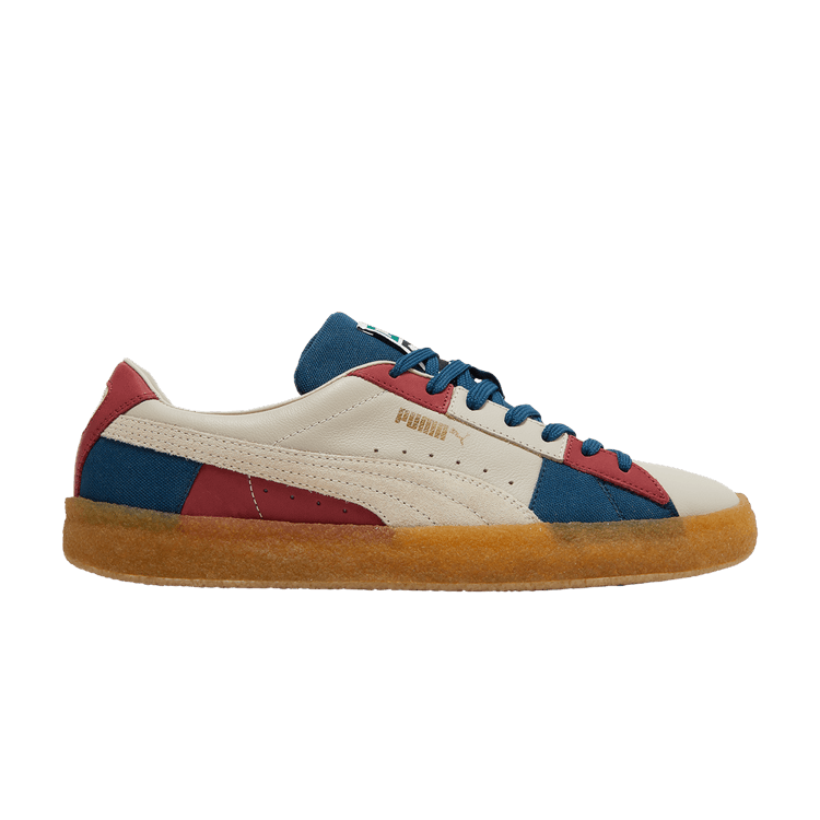 Puma Suede Crepe Patch Peyote Blue Red